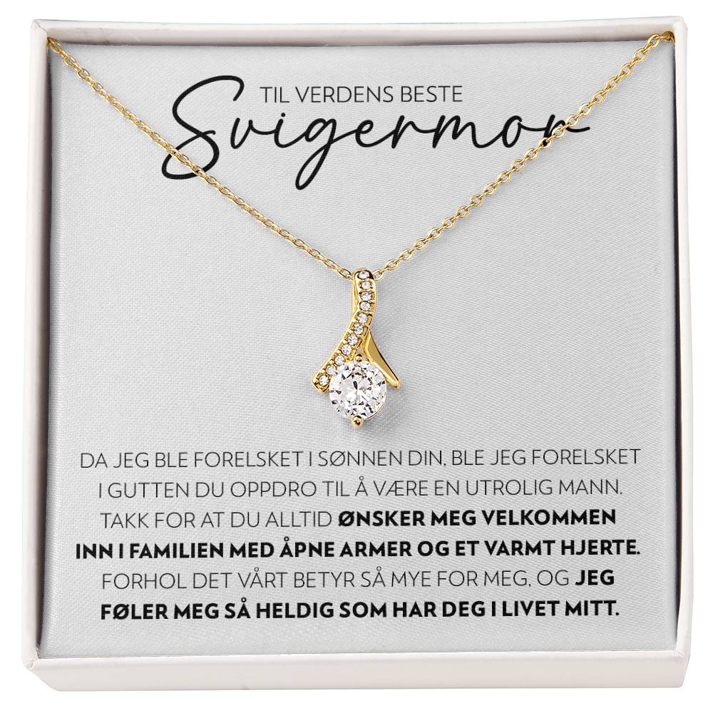 Til Verdens Beste Svigermor - Heldig - Halskjede Alluring Beauty