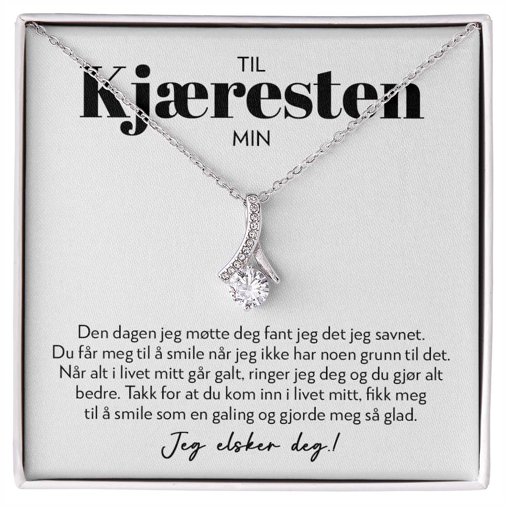 Til Kjæresten Min - Du Gjør Meg Så Glad - Halskjede Alluring Beauty