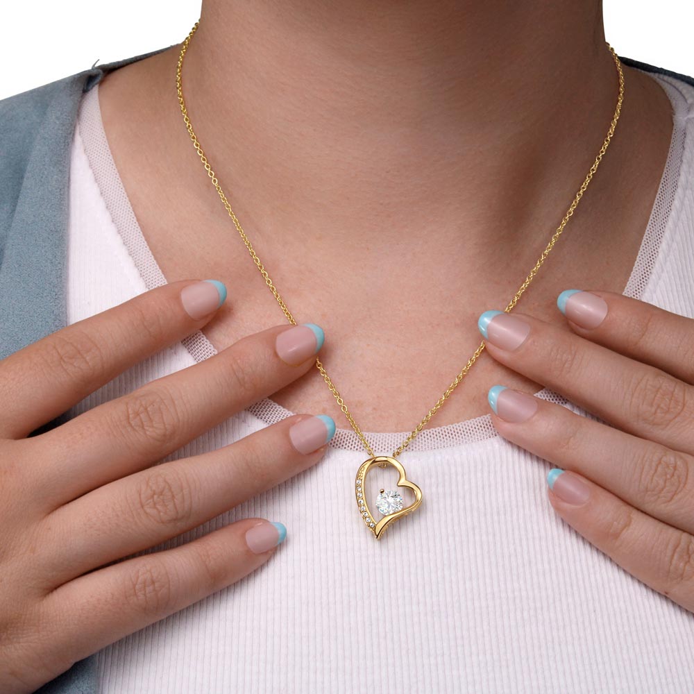 Til Min Bonusmamma - Som Din Egen - Halskjede Forever Love