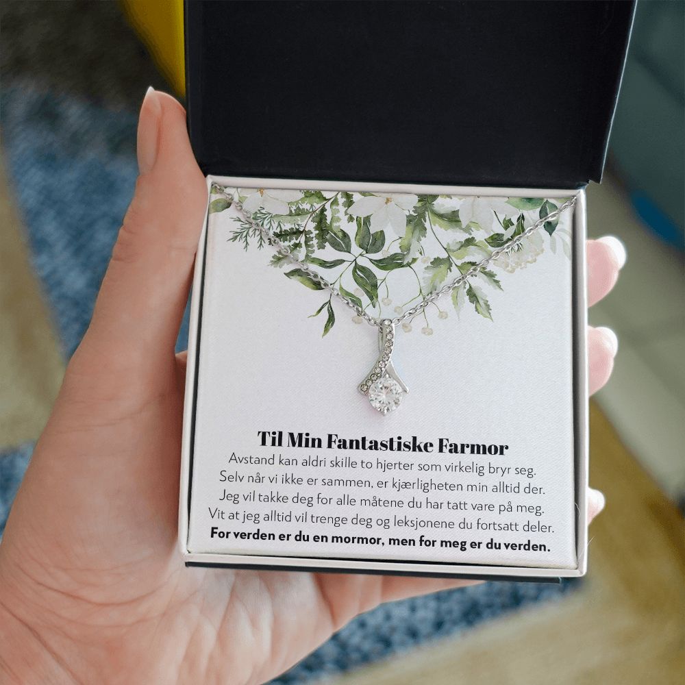Til Min Fantastiske Farmor - Aldri Skilt - Halskjede Alluring Beauty