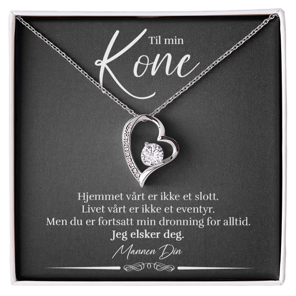 Til Min Kone Dronning Halskjede Forever Love Noras Gaver til-min-kone-dronning-halskjede-forever-love-noras-gaver