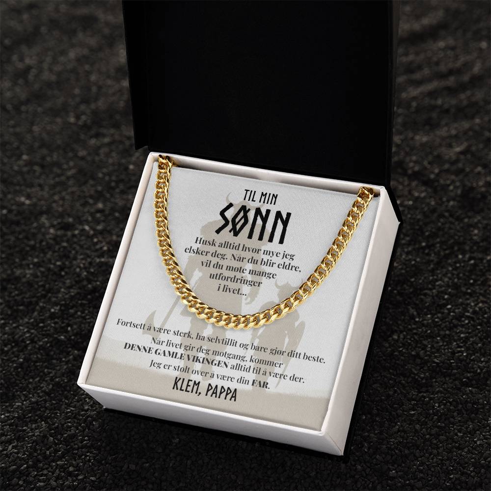 Til Min Sønn - Denne Gamle Vikingen - Halskjede Panserkjede