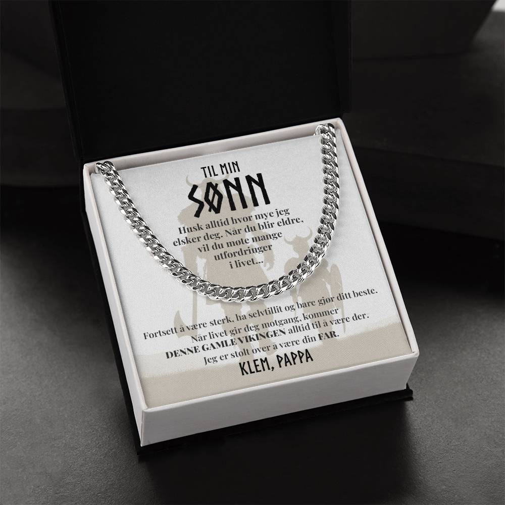 Til Min Sønn - Denne Gamle Vikingen - Halskjede Panserkjede