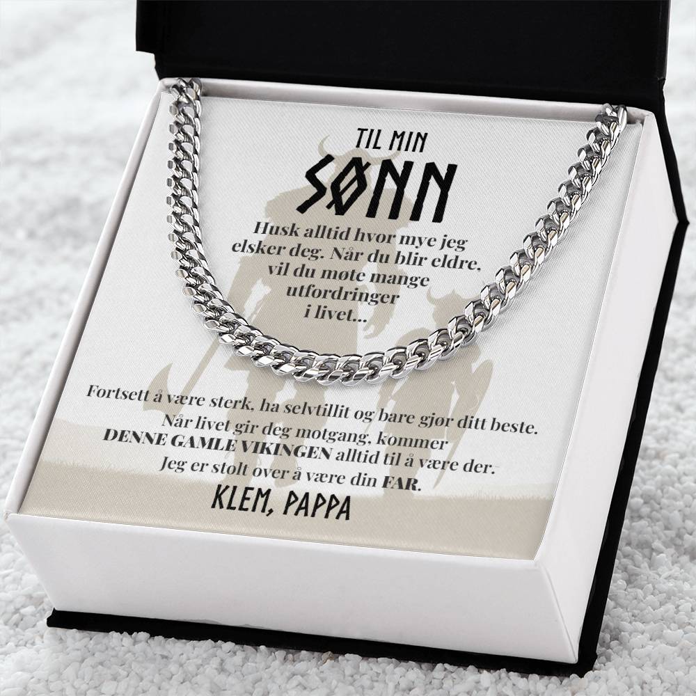 Til Min Sønn - Denne Gamle Vikingen - Halskjede Panserkjede
