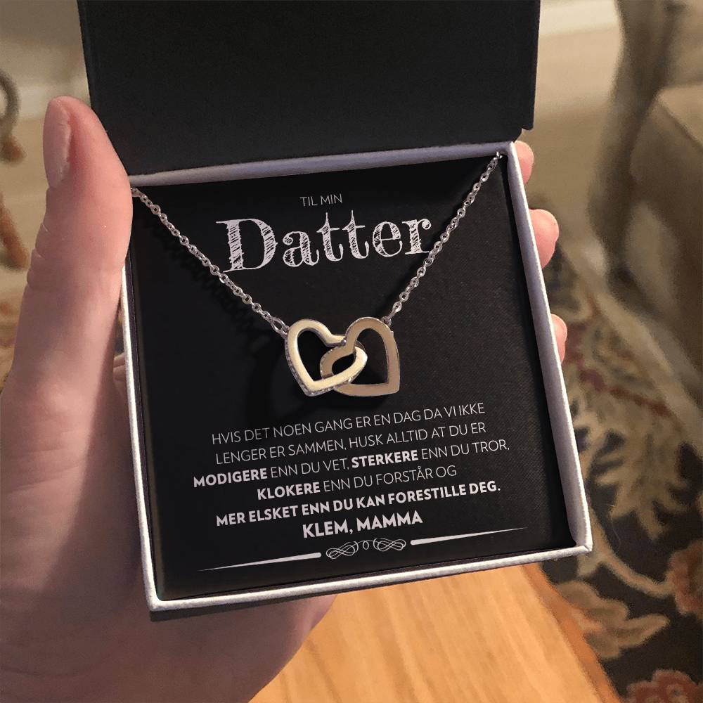 Til Min Datter (Fra Mamma) - En Dag - Halskjede To Hjerter