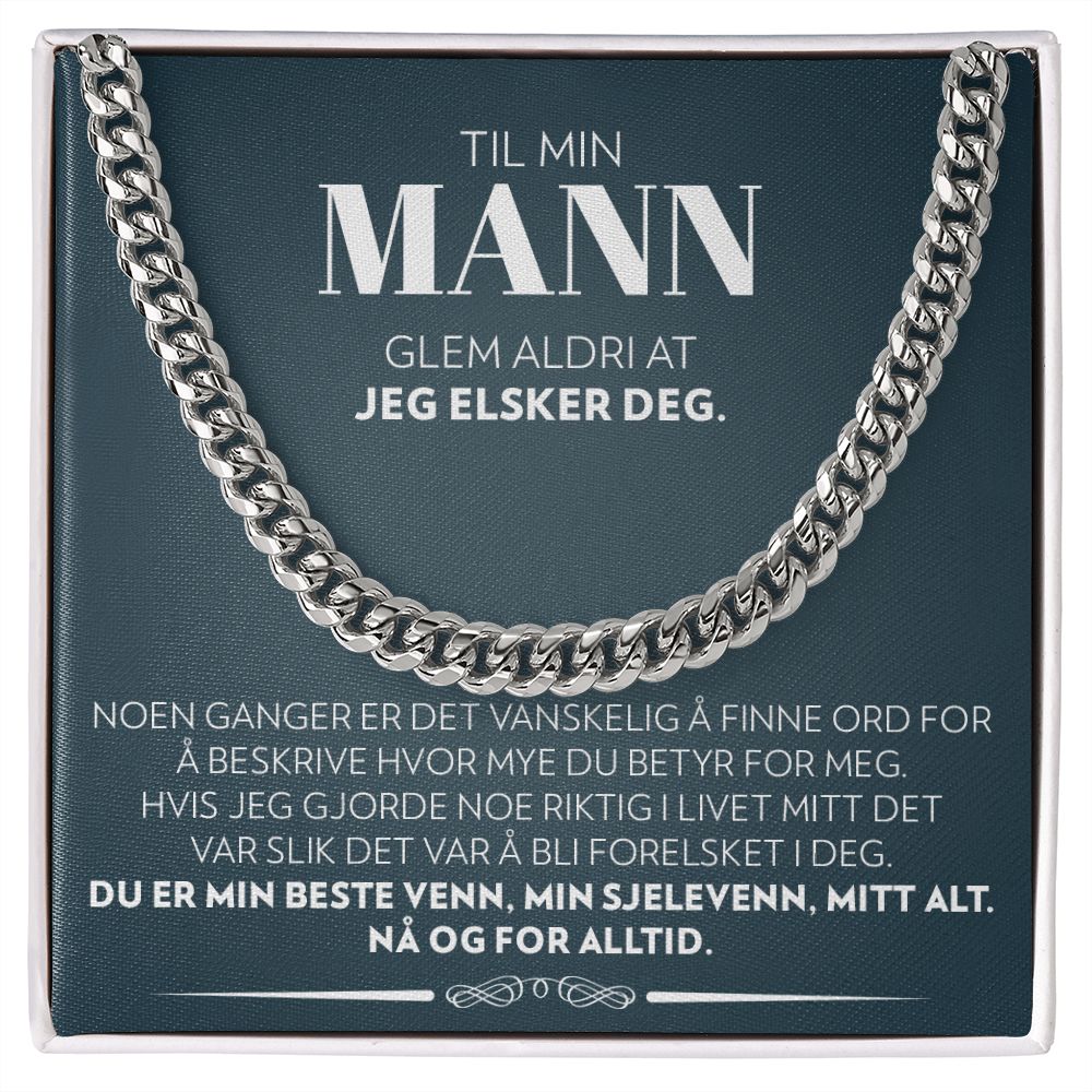 Til Min Mann - Nå Og For Alltid - Halskjede Panserkjede